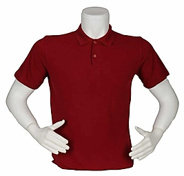 BORDO POLO YAKA T-SHIRT
